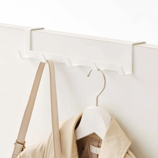 Fehér fém ajtófogas 30 cm Tower – YAMAZAKI-image-3