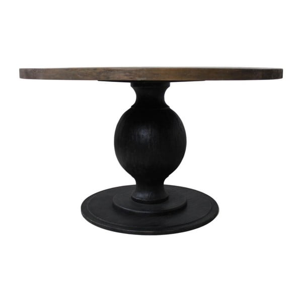 Köralakú teakfa asztallap, ⌀ 130 cm - HSM Collection