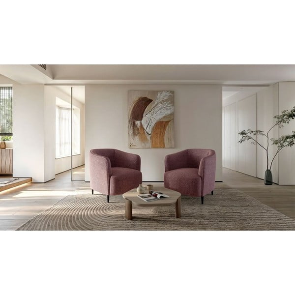 Rózsaszín fotel Galbe – Ghado-image-1