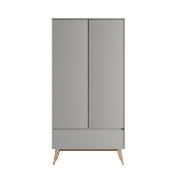 Szürke gyerek ruhásszekrény 100x52,5 cm Swing – Pinio-image-3