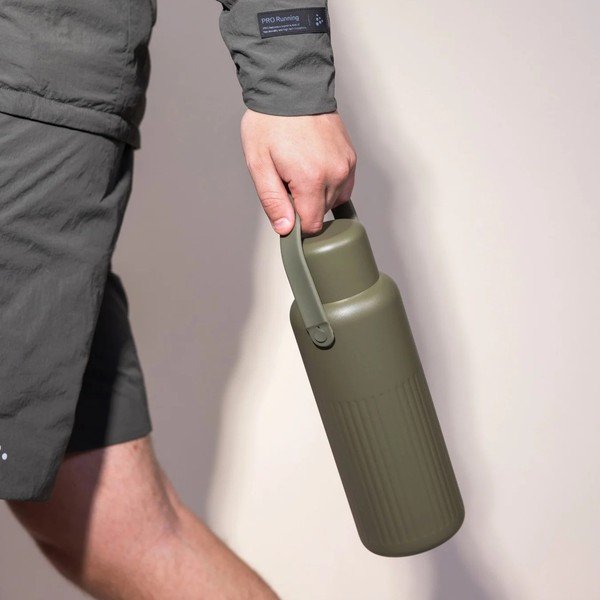 Ezüstszínű rozsdamentes acél termosz 1 l Theo – Sagaform-image-3
