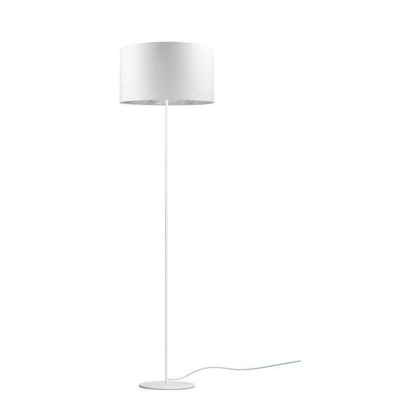 Mika fehér állólámpa ezüstszínű részletekkel, ⌀ 40 cm - Sotto Luce