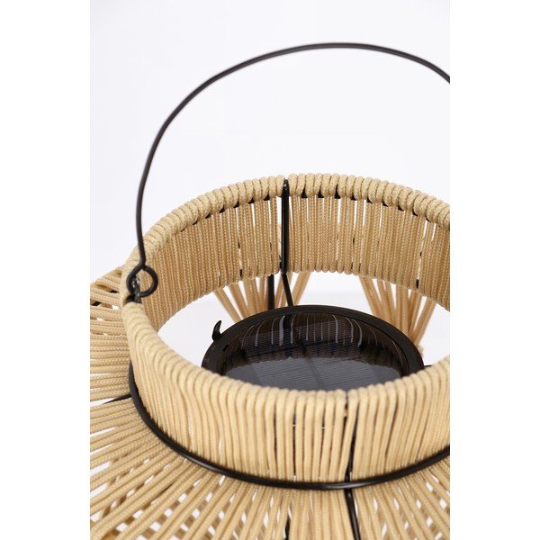 Natúr színű napelemes LED lámpás (magasság 29 cm) Nikhita – Yes Everyday-image-1