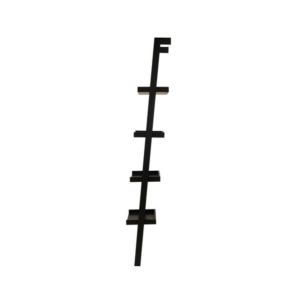 Wall fekete polcos állvány, 36 x 180 cm - Interstil-image-2