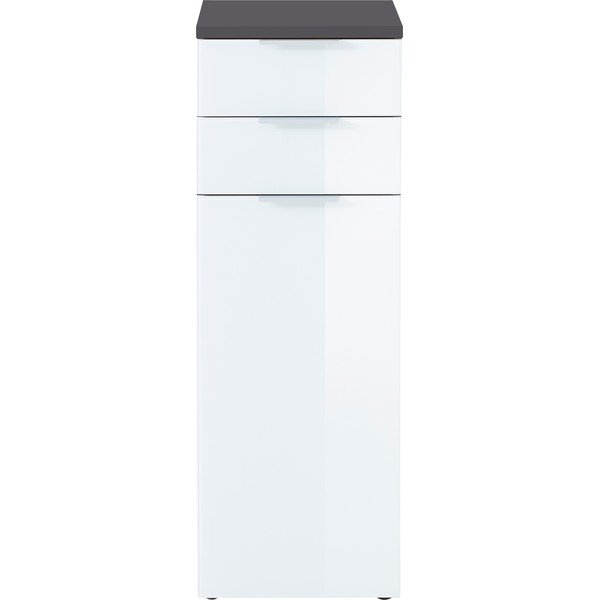 Pescara fehér-szürke szekrény, magasság 112 cm - Germania-image-1
