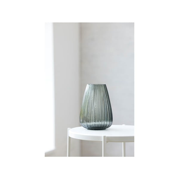 Kusintha szürke üveg váza, magasság 22 cm - Bitz-image-3