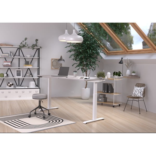 Íróasztal elektromosan állítható magassággal 80x180 cm Jet – Germania-image-1