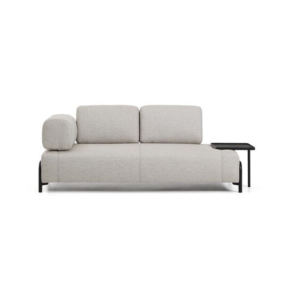 Szürkésbézs moduláris kanapé 220 cm Compo – Kave Home