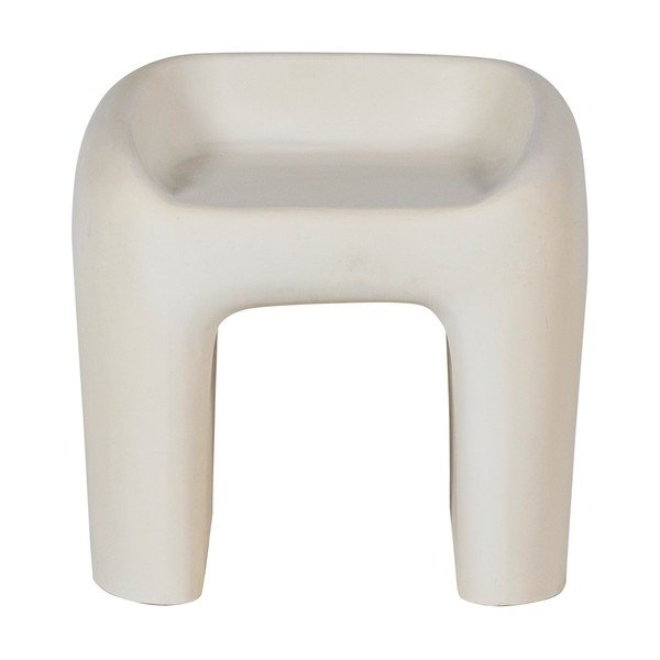 Elefántcsont színű műanyag kerti szék Nivo – WOOOD-image-2