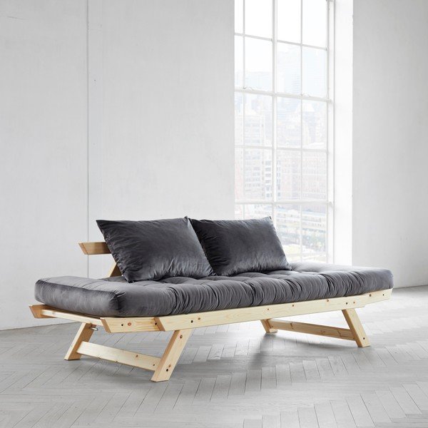 Bebop Natural/Velvet Gray variálható kanapé - Karup-image-3
