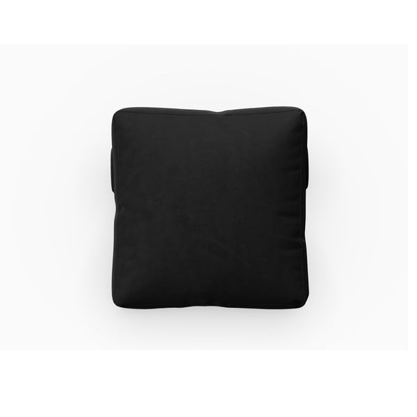 Fekete bársony párna moduláris kanapéhoz Rome Velvet - Cosmopolitan Design-image-1