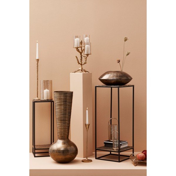 Fém gyertyatartó készlet teamécseshez 2 db-os Sagar – Bizzotto-image-2