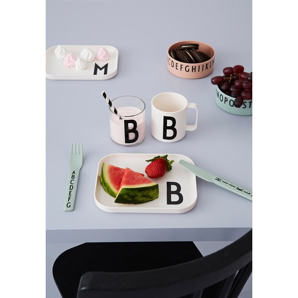 Breakfast. Dinner. Lunch. Nude 3 db gyerektál - Design Letters-image-4