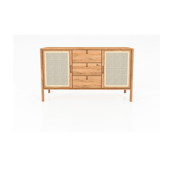 Alacsony tölgyfa komód 142x84 cm Pola - The Beds-image-2