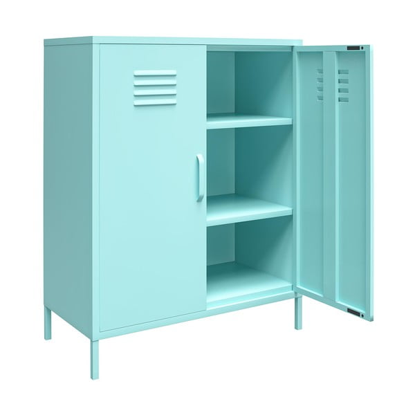 Cache világoskék fém szekrény, 80 x 102 cm - Novogratz-image-4