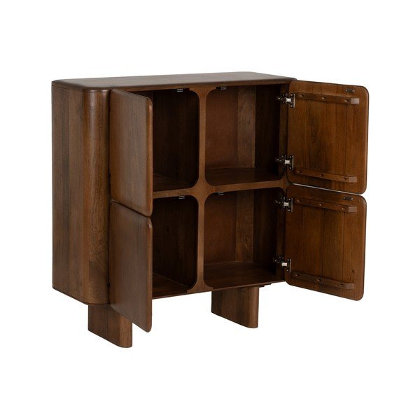 Barna mangófa szekrény 104x110x45 cm Nosy – Ixia-image-2