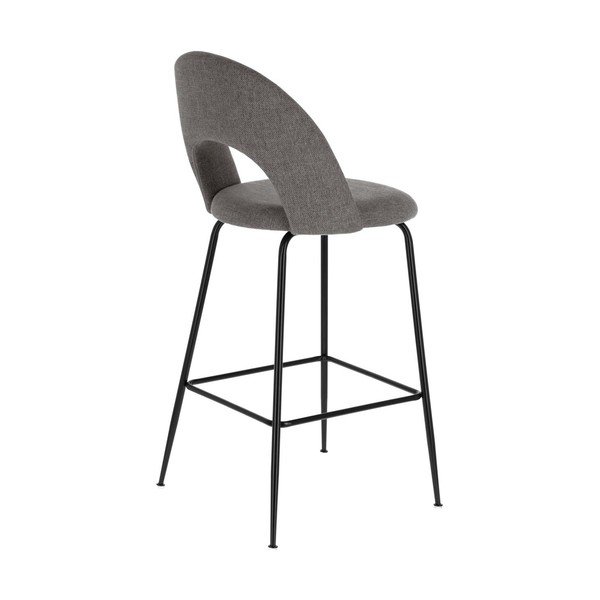 Szürke bárszék szett 4 db-os (ülésmagasság 63 cm) Mahalia – Kave Home-image-2
