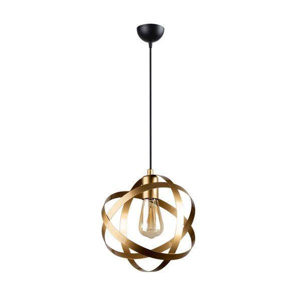 Aranyszínű fém függőlámpa Lama – Squid Lighting-image-2