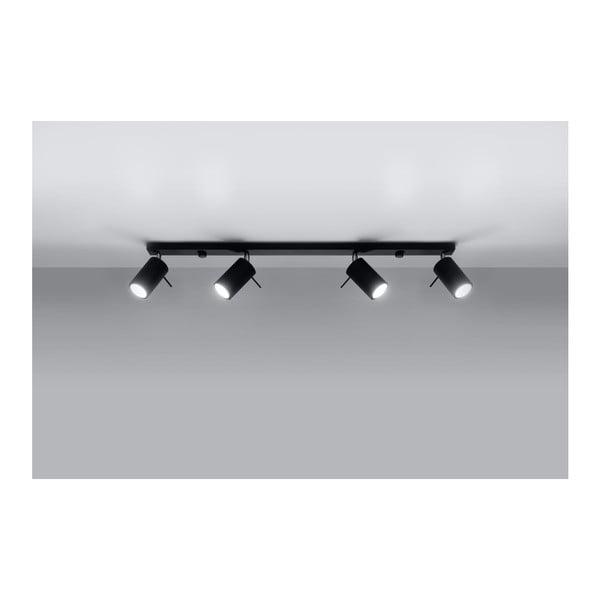 Etna 4L fekete mennyezeti lámpa - Sollux-image-4