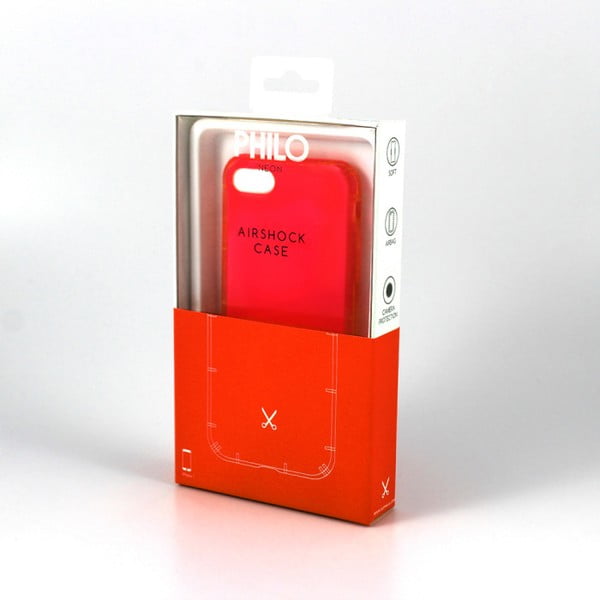 Smart piros vékony Air Shock tok, iPhone 7 és 8 eszközökhöz - Philo