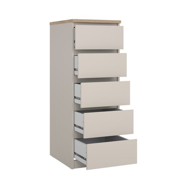 Krémszínű komód 40x111x50 cm Naia – Tvilum-image-3