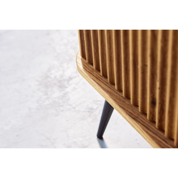 Natúr színű tölgyfa TV-állvány 180x57 cm Kula – The Beds-image-1