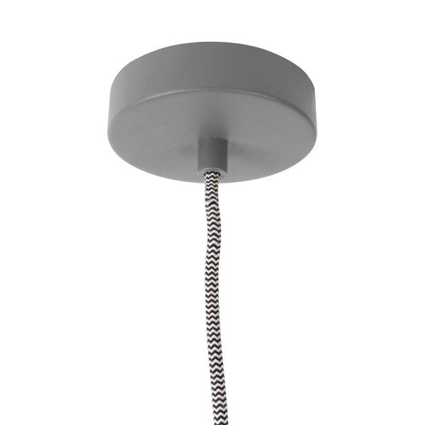 Slender szürke függőlámpa, magassága 14,5 cm - Leitmotiv-image-1