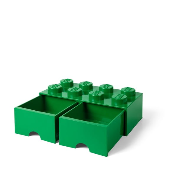 Zöld 2 fiókos tárolódoboz - LEGO®-image-3