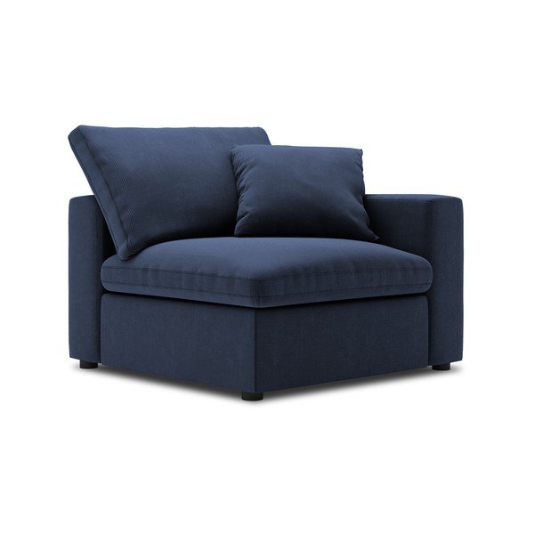 Galaxy sötétkék sarokrész moduláris kordbársony kanapéhoz, jobb oldali - Windsor & Co Sofas-image-2