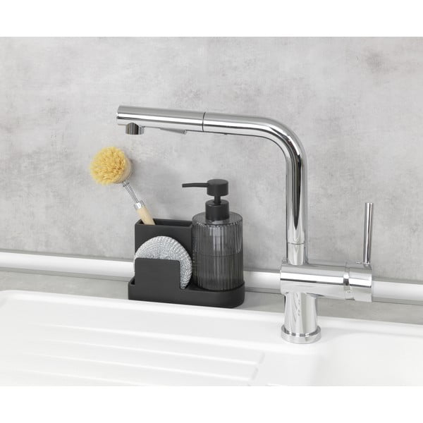 Fekete poligyanta mosogatóeszköz tartó – Wenko-image-1