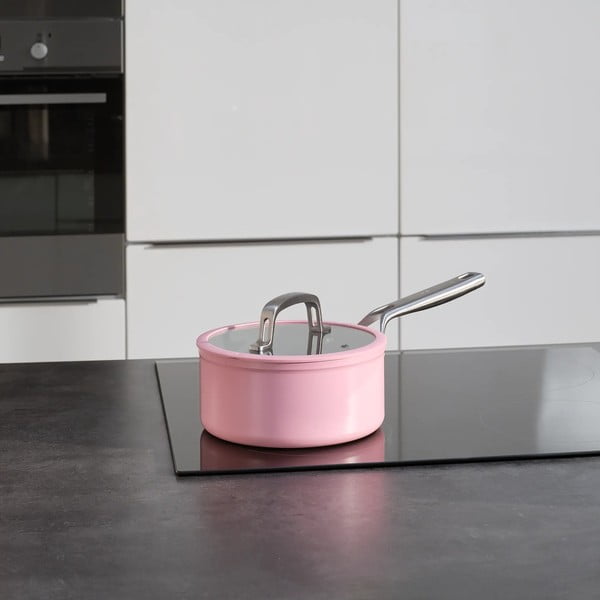 Indukciós tűzhelyhez alkalmas edény fedővel-kerámia felülettel 2,4 l Meda 3.0 – FABINI-image-1