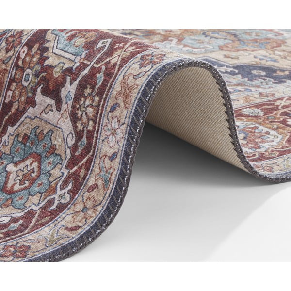 Sylla sötétkék-piros szőnyeg, 80 x 150 cm - Nouristan-image-4