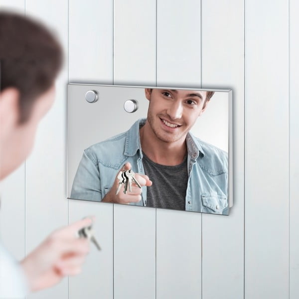 Home mágneses fali kulcstartó szekrény, 20 x 30 cm - Wenko-image-1