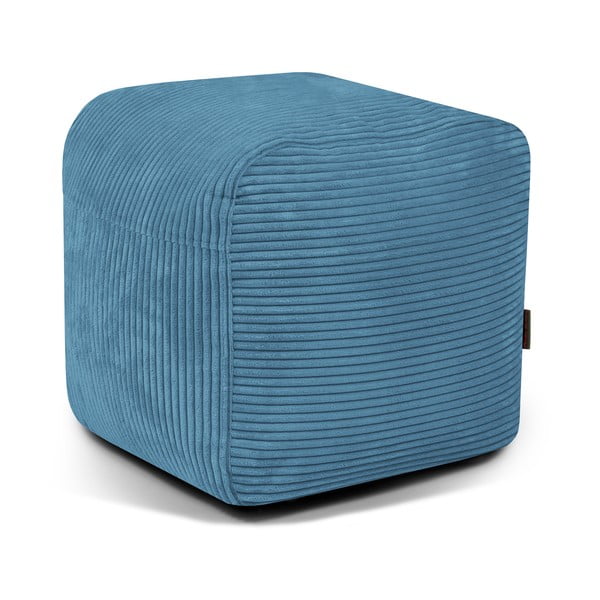 Kék kordbársony babzsákfotel Plus 50 Lounge – SLOWDOWN