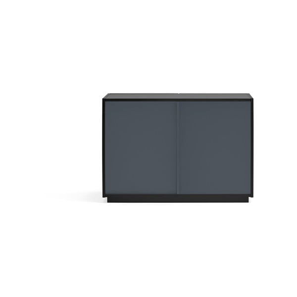 Fekete alacsony komód 100x70 cm Doric – Teulat-image-4