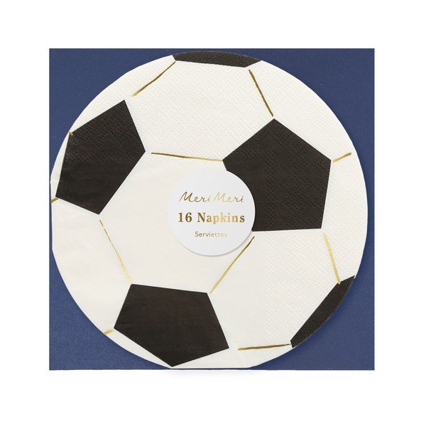 Papír szalvéta szett 16 db-os Soccer – Meri Meri-image-2