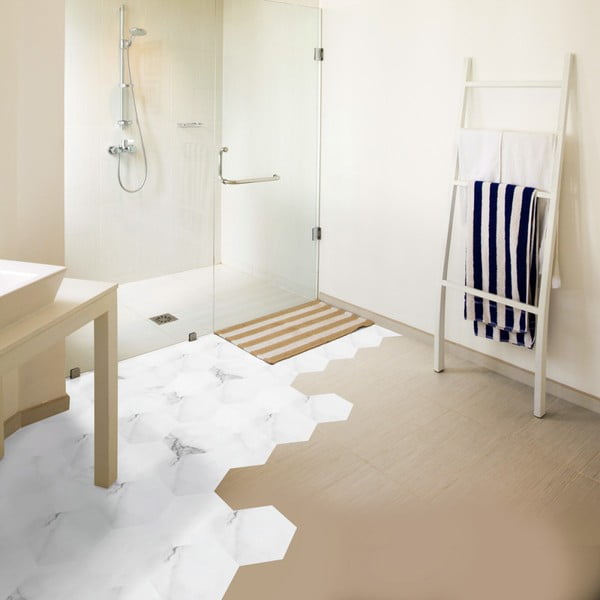 Hexagon 10 részes padlómatrica szett - Ambiance-image-2