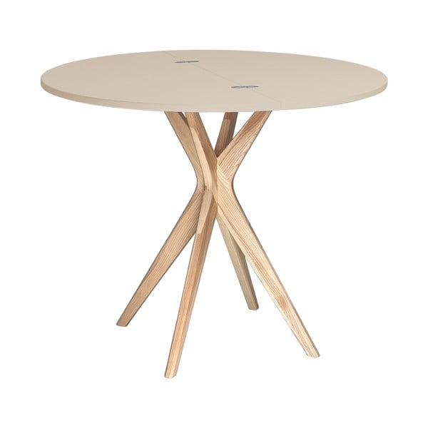 Kerek bővíthető étkezőasztal 45x90 cm Jubi – Ragaba-image-2