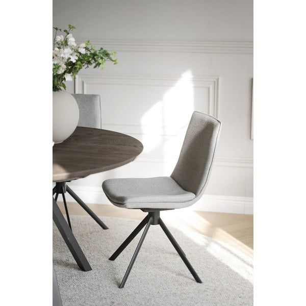 Bézs forgó étkezőszék szett 2 db-os Lowell - Rowico-image-1