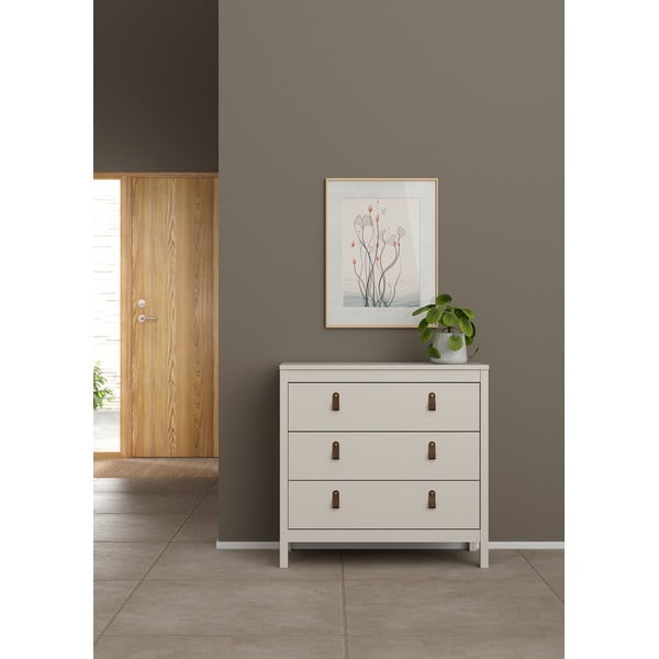 Szürkésbézs komód 82x80x38 cm Madrid – Tvilum-image-4