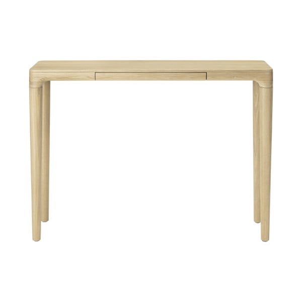 Natúr színű tölgyfa konzolasztal 12x110 cm Heart'n'Soul – UMAGE-image-2