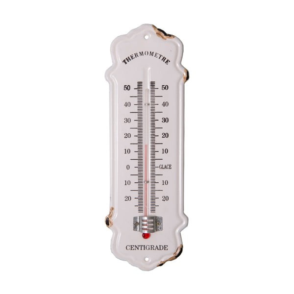 Classic fehér fali hőmérő - Antic Line