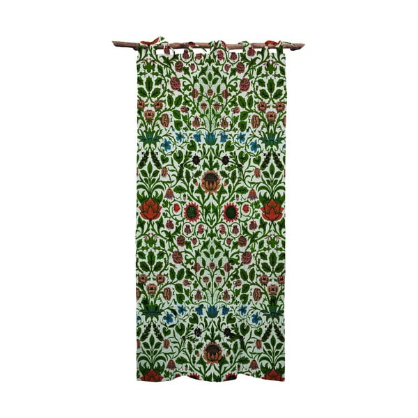 Williams Garden zöld lenkeverék függöny, 140 x 270 cm - Tierra Bella