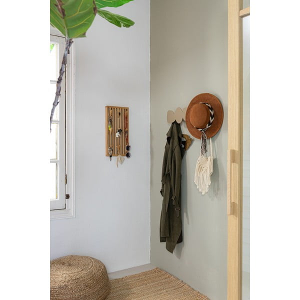 Bézs fém fali fogas 58 cm Tumulo – Spinder Design-image-3