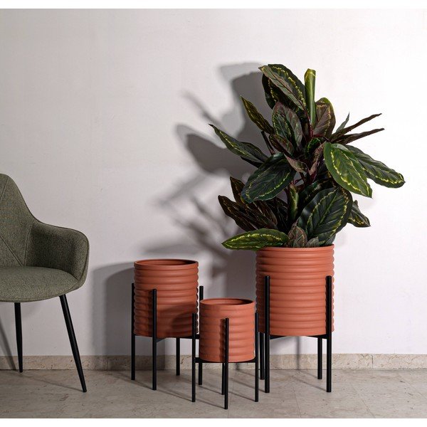 Fém kaspó szett 3 db-os ø 36 cm Milly – Mauro Ferretti-image-1