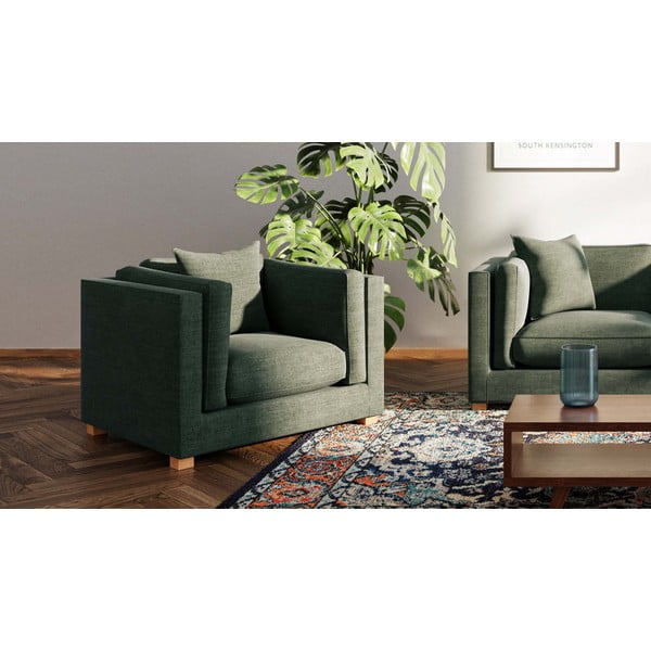 Zöld relaxációs fotel Pomo – Ame Yens-image-3