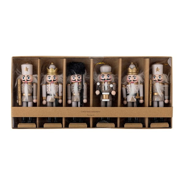 Fa karácsonyfadísz készlet 6 db-os 13 cm Nikita – Bloomingville-image-2