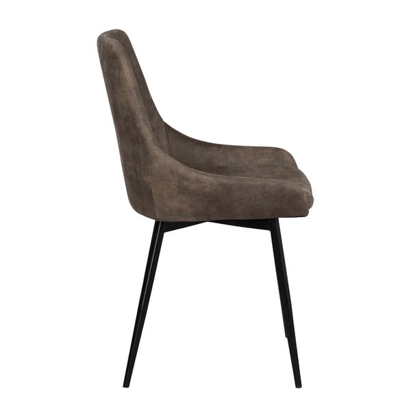 Barna étkezőszék szett 2 db-os Sierra – Rowico-image-3