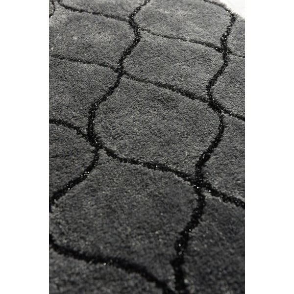 Wave 2 db-os sötétszürke négyszögletes fürdőszobai kilépő szett - Foutastic-image-3