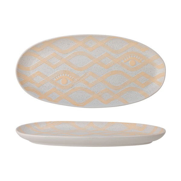 Agyagkerámia dekoratív tál 17.5x35 cm Newa – Bloomingville-image-2